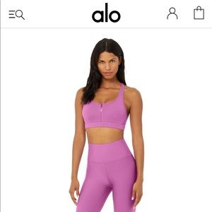 ALO Yoga - Speed Bra - Electric Violet - Small